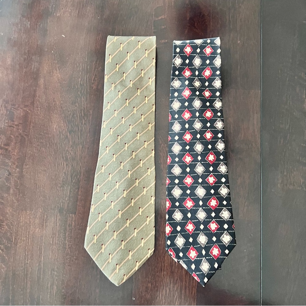 Men’s Silk Ties - Geometric Patterns